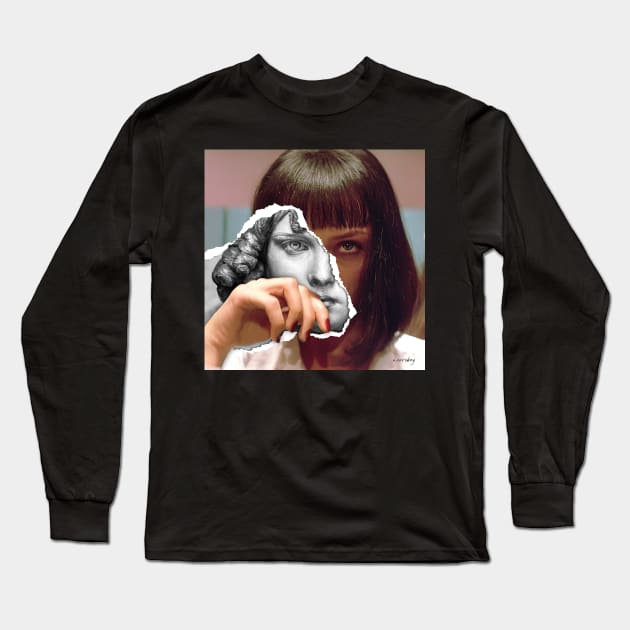 mia & angel Long Sleeve T-Shirt by norro